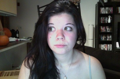 The "fear of eye contact means I won't pay attention" face