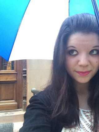 When life gives you rainy days, take cute umbrella selfies.
